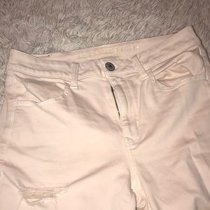 American Eagle light pink jeans